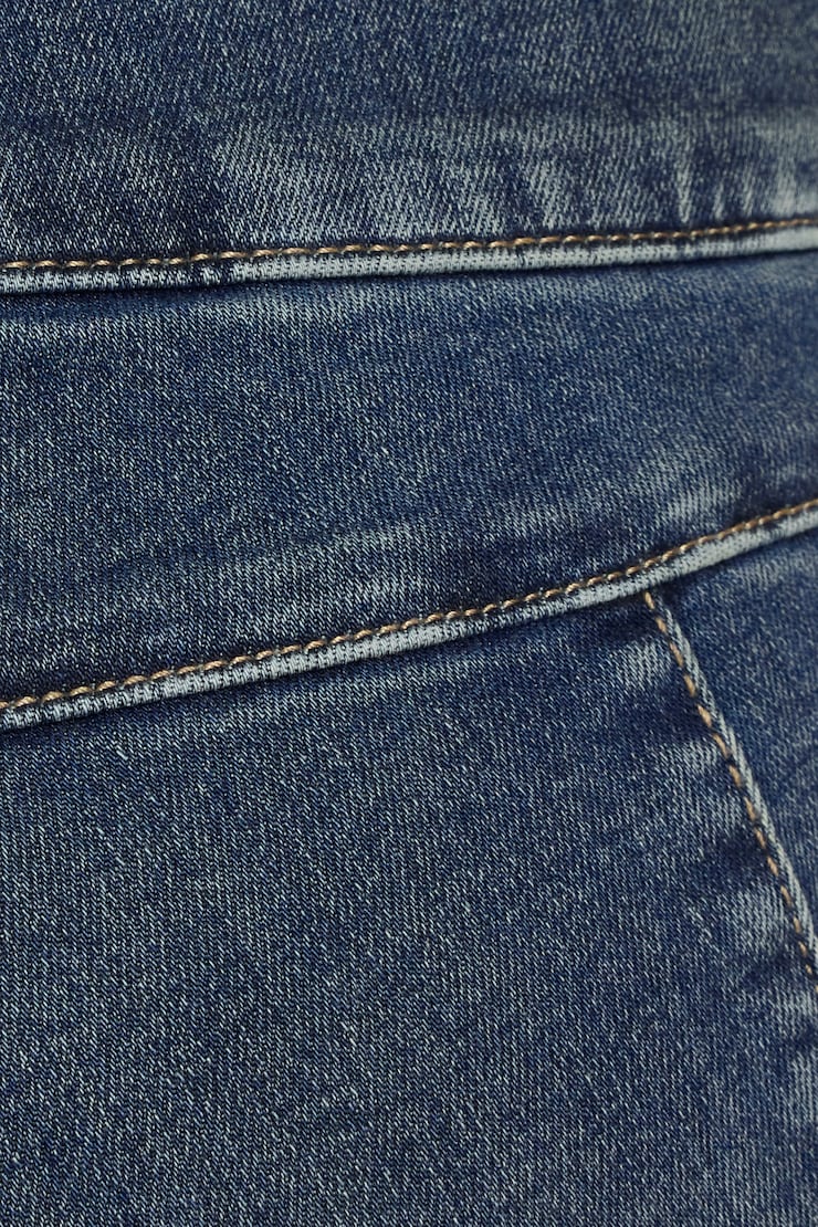 Low Rise Flare Jeans Blue - Image 5