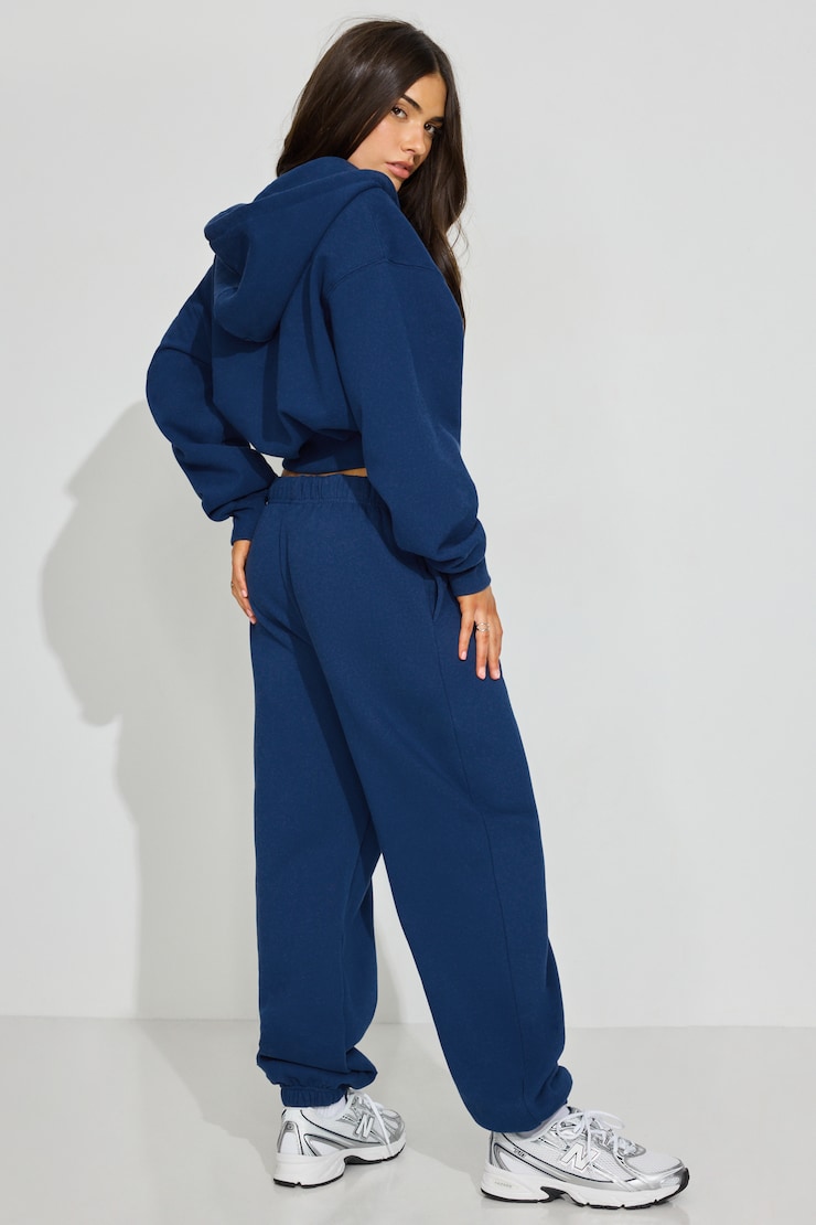 UltraFleece Boyfriend Sweatpants Navy - Image 4