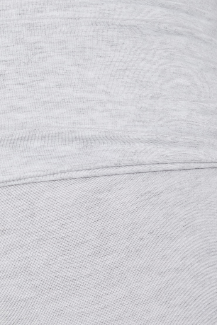 Fold Over Flare Knit Pants Gray - Image 5