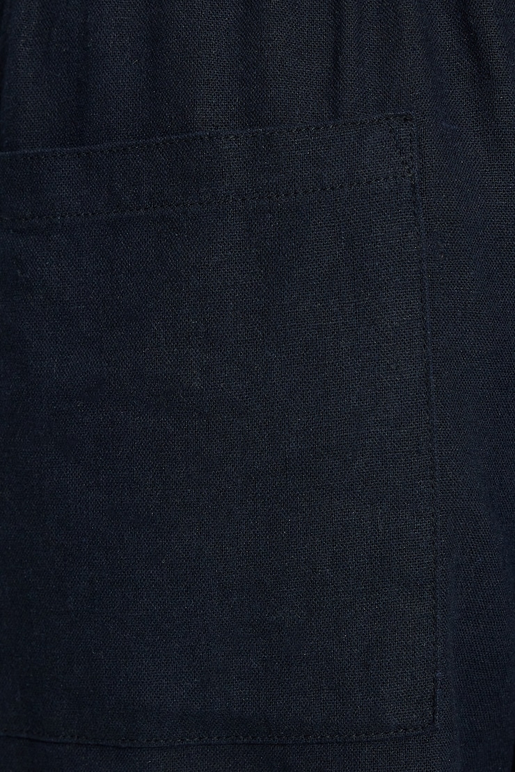 Lina Linen Shorts Navy - Image 5
