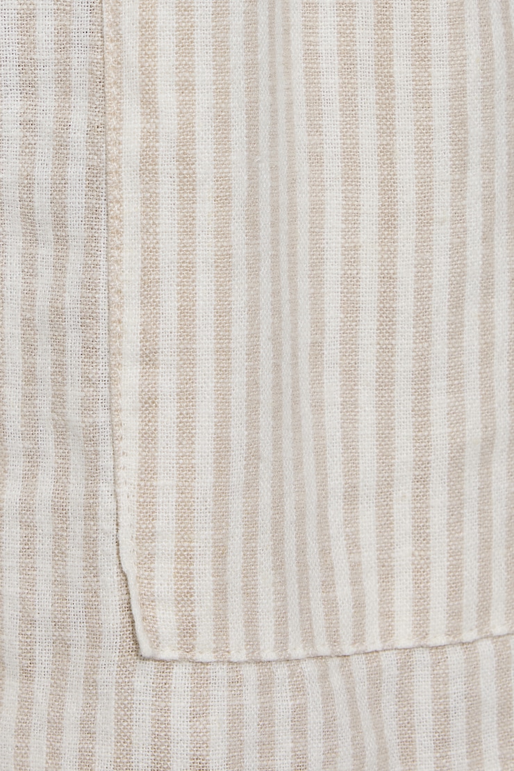 Lina Linen Shorts Beige - Image 5