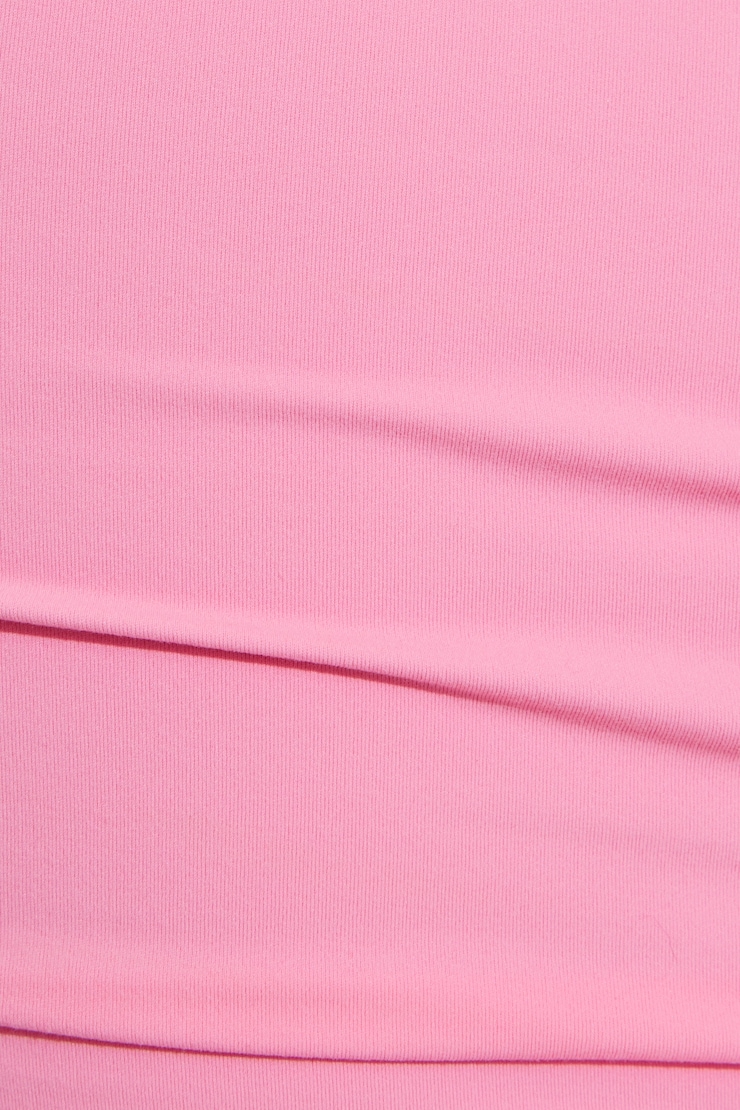 Sleek Crewneck T-Shirt Pink - Image 4