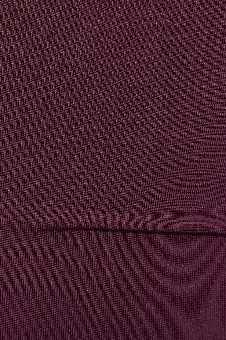 Pixie Plunge Halter Top Burgundy - Image 4