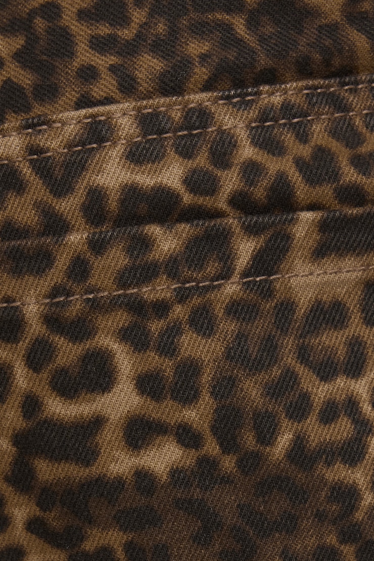 Low Rise Baggy Pants Brown - Image 4