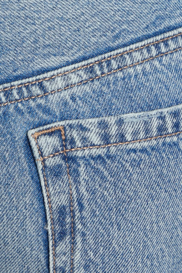 Low Rise Baggy Jeans BLUE - Image 4