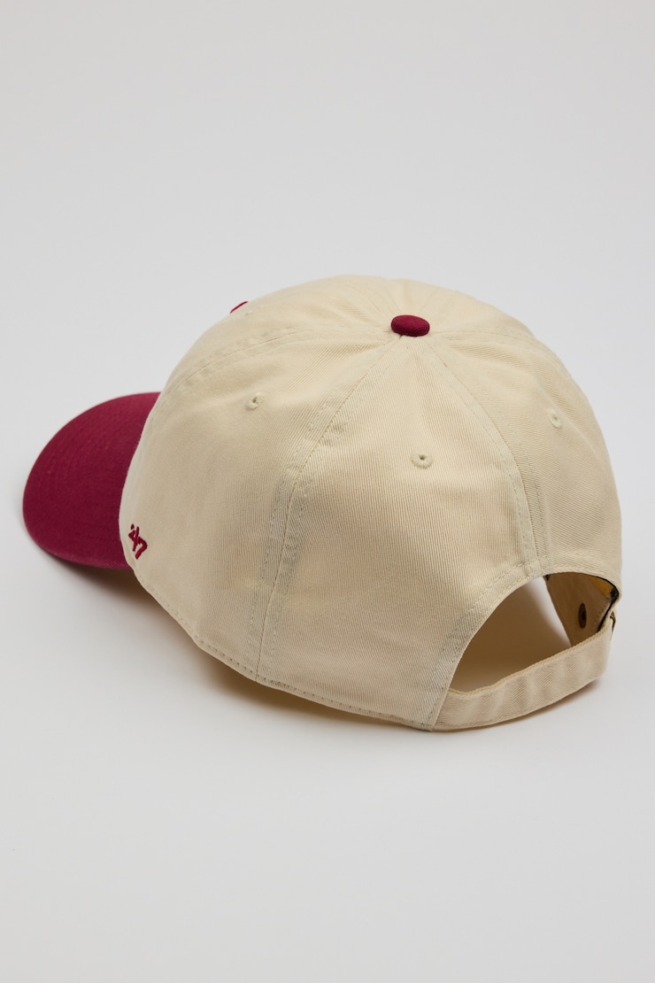 47 BRAND Two-Tone Clean Up Cap - NY Red - Image 3