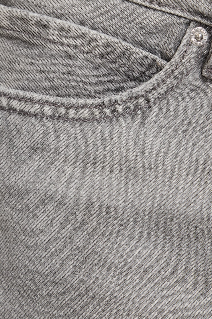 Low Rise Baggy Jeans Black - Image 4