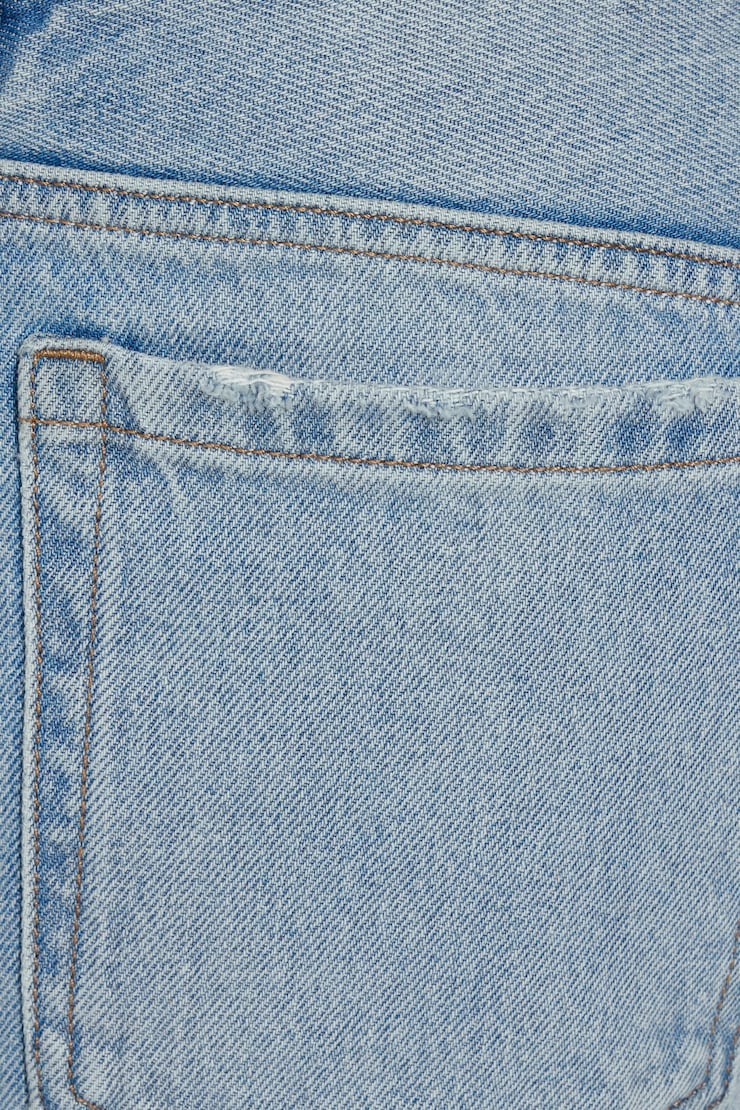 Low Rise Baggy Jeans Blue - Image 5