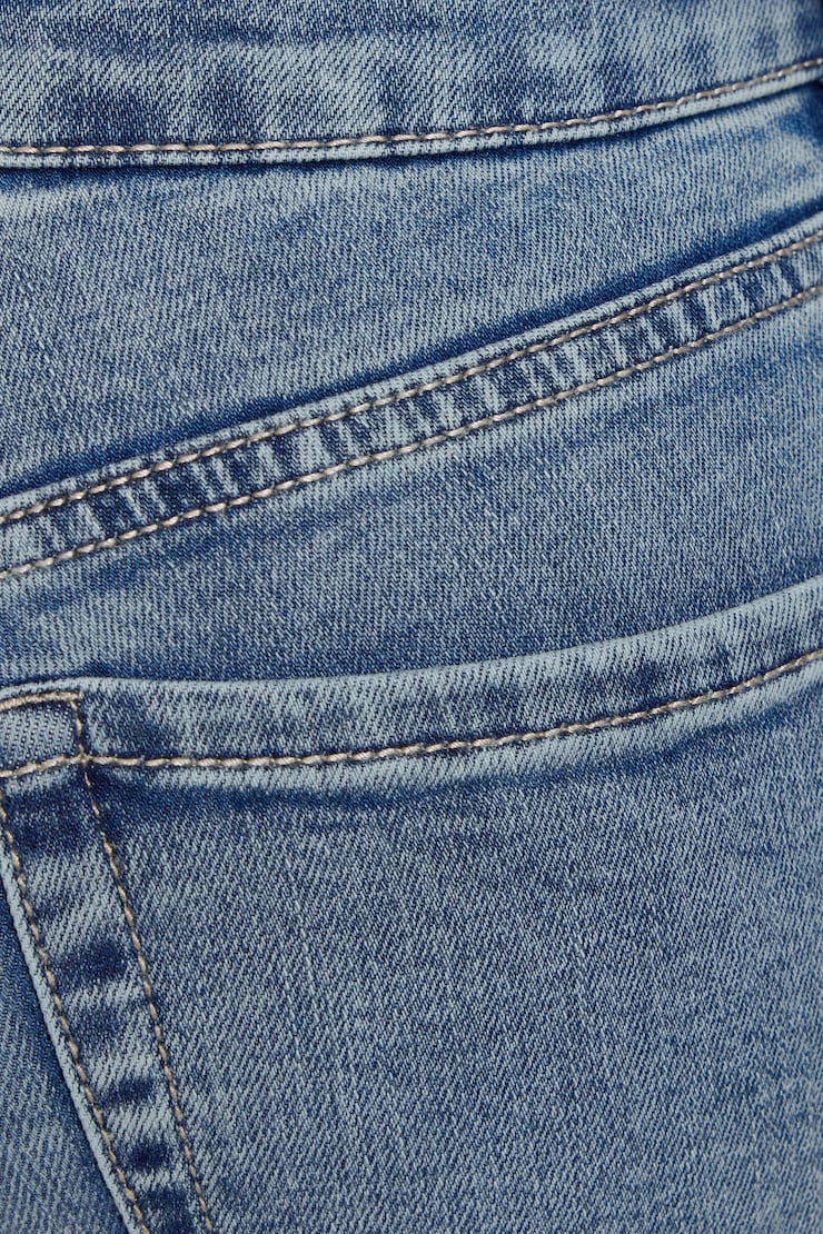 Low Rise Flare Jeans Blue - Image 4