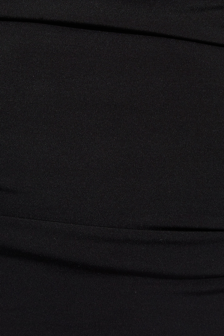 Deep Cowl Neck Halter Top Black - Image 5