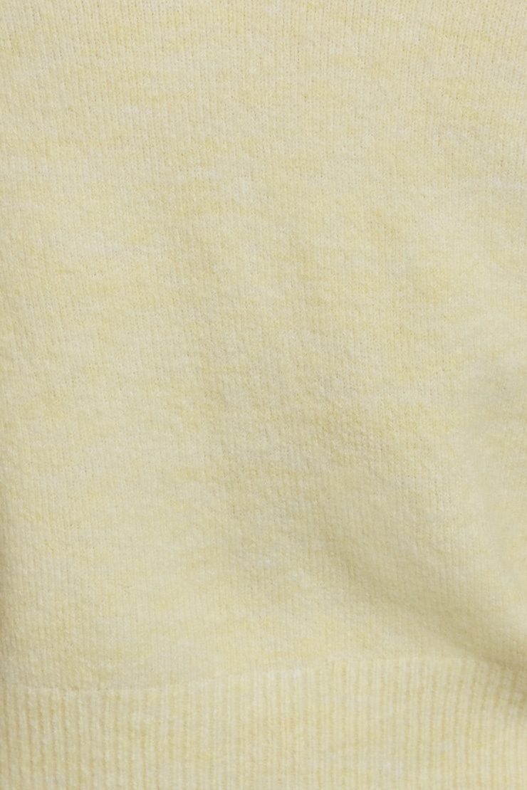 Renee Spongy Cropped Cardigan Yellow - Image 5