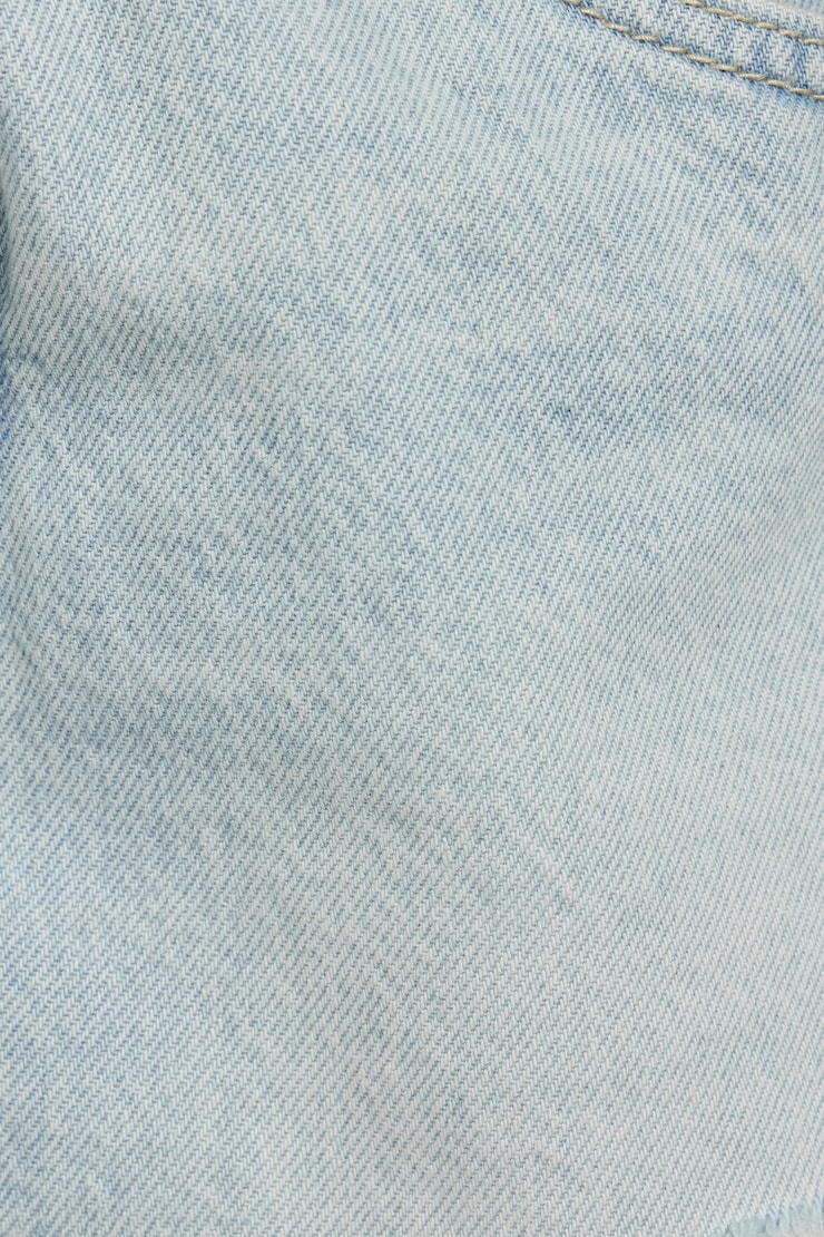 A-Line Denim Skort Blue - Image 5