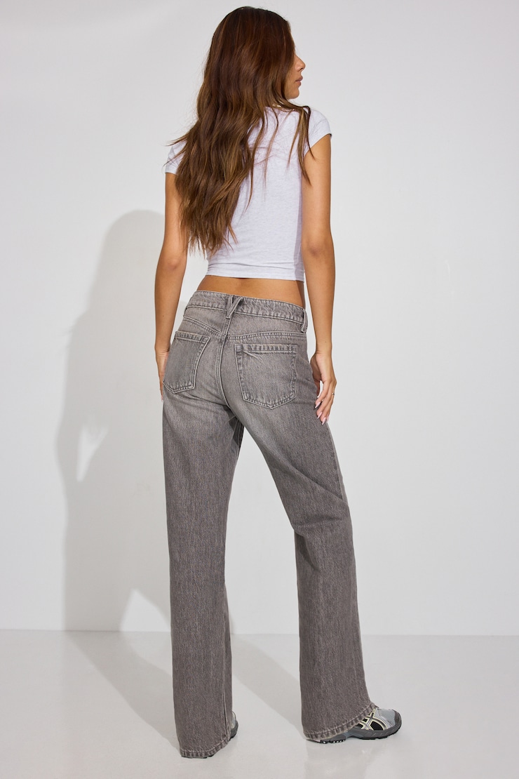 '90s Straight Jeans Black - Image 3