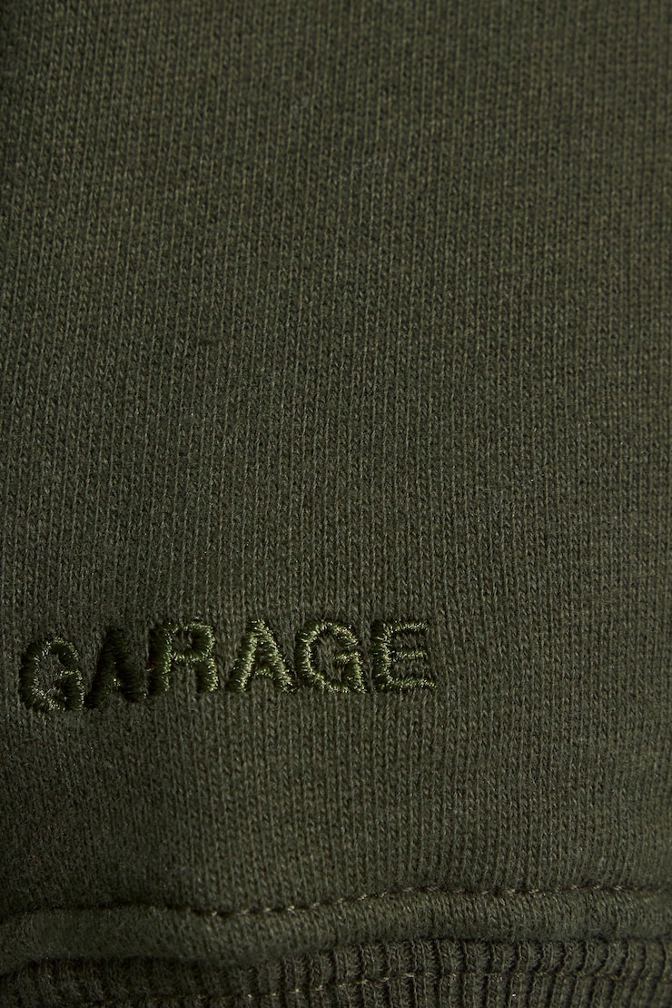 SoftTerry Oversized Zip-Up Hoodie Green - Image 5