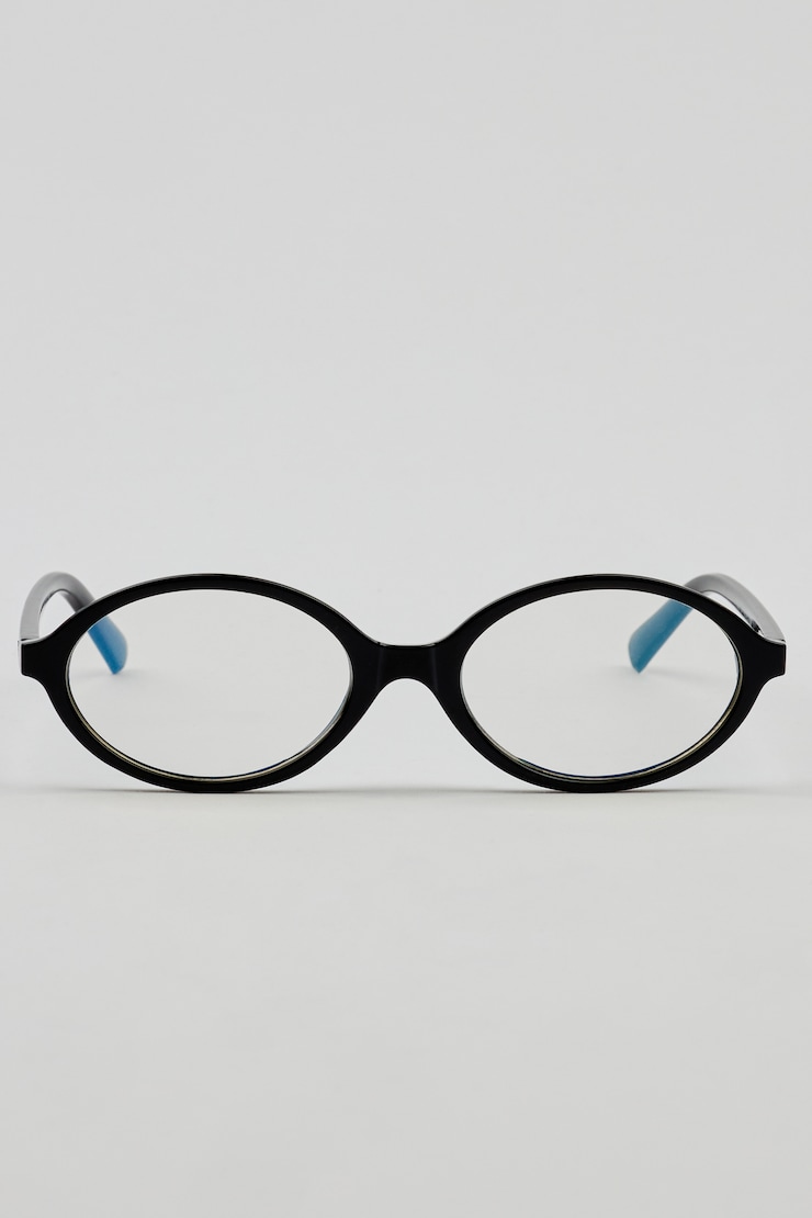 Slim Oval Blue Light Readers Black - Image 3