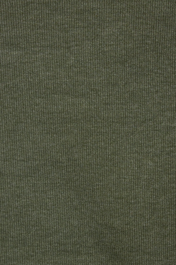 Serene Off Shoulder Long Sleeve Top Green - Image 4