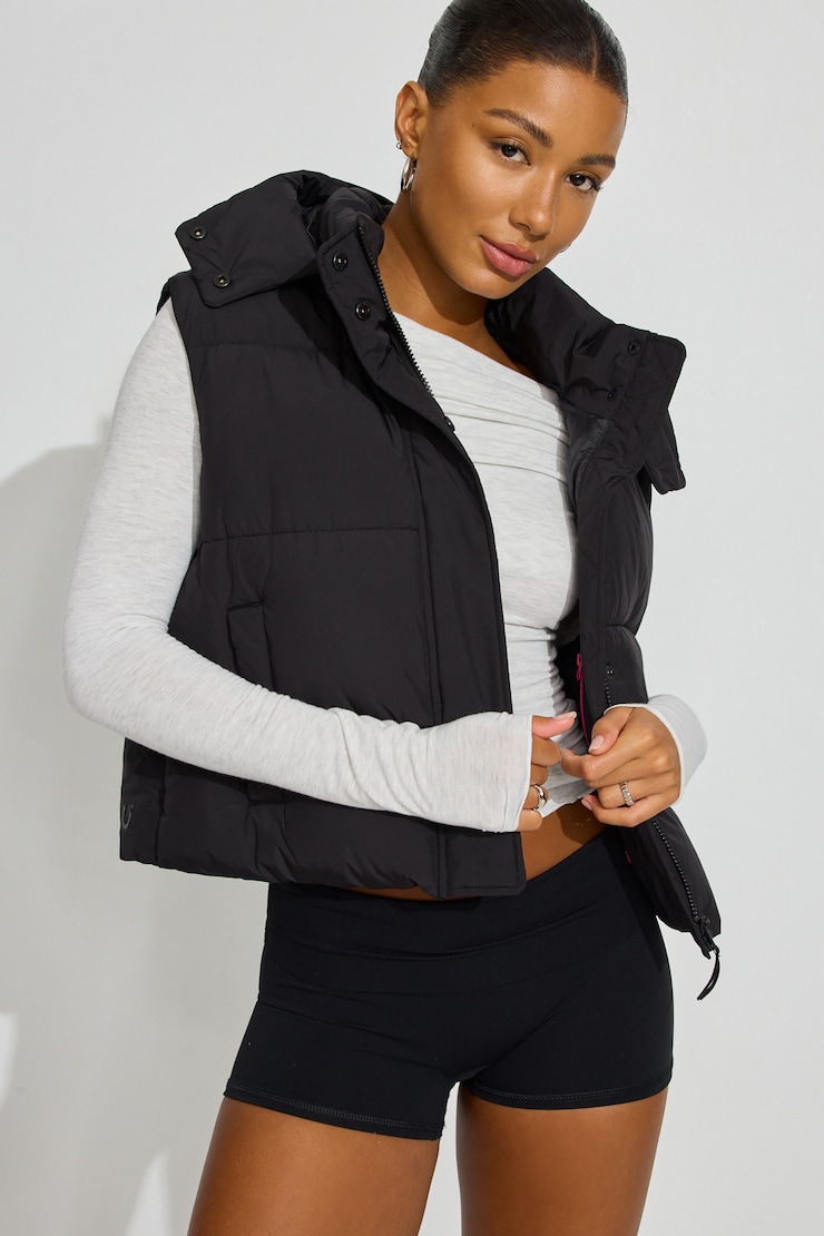 Perfect Puff Vest Black