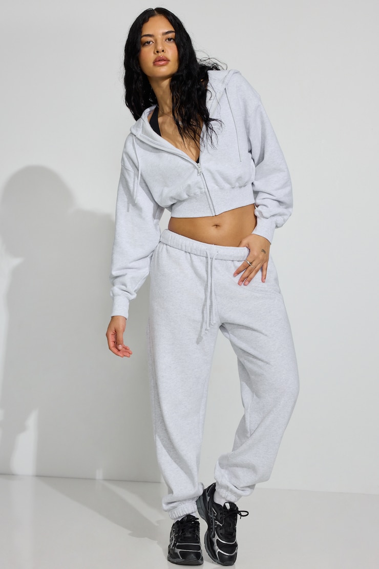 SoftTerry Bubble Zip Hoodie Gray - Image 3