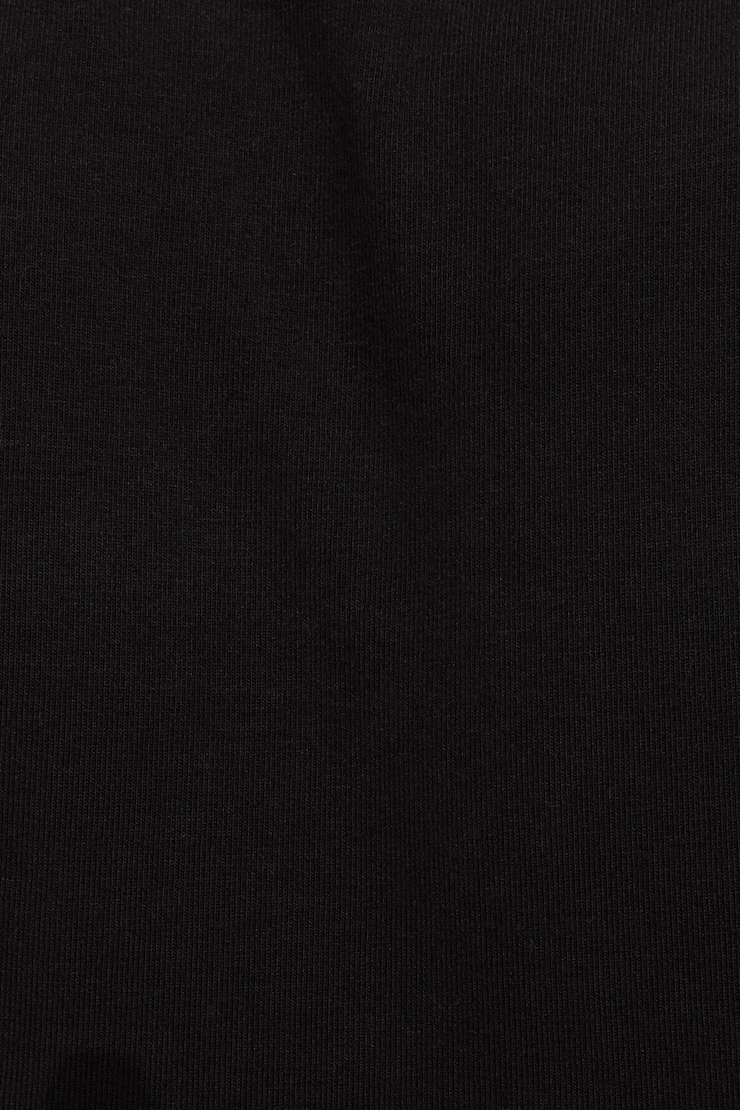 SuperSoft Crewneck Cropped T-Shirt Black - Image 4
