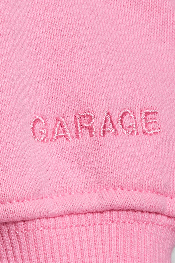 SoftTerry Rib Off Shoulder Sweater PINK - Image 4