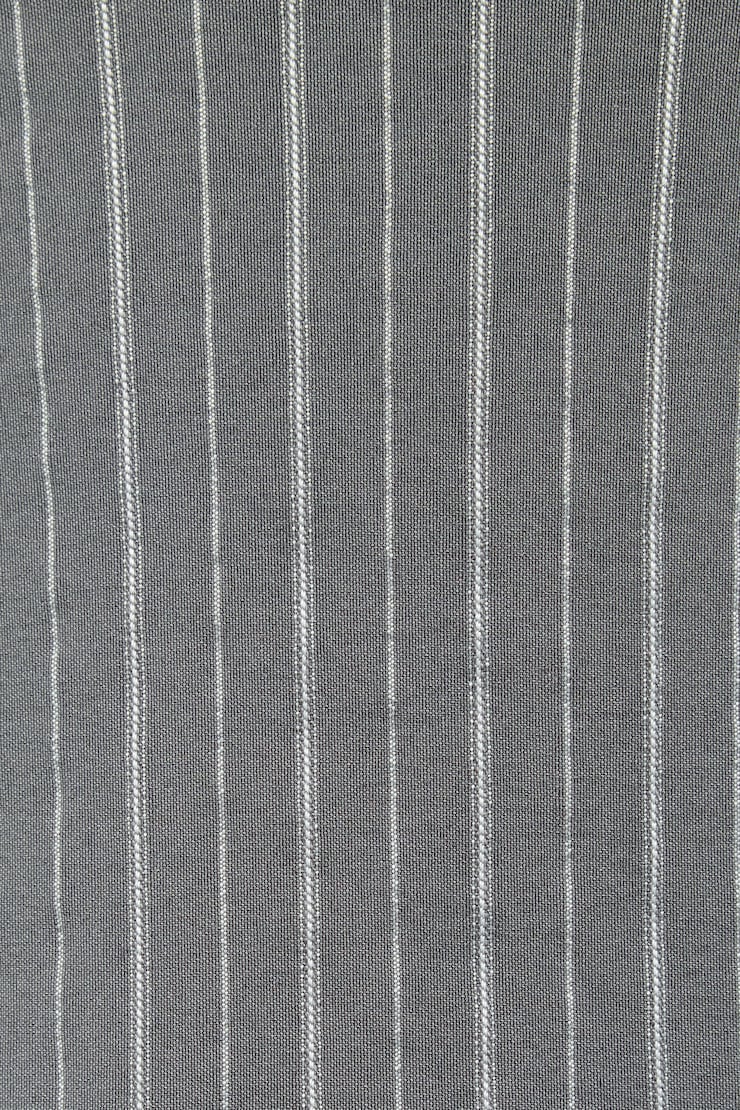 Tie Back Stripe Apron Top Grey - Image 4