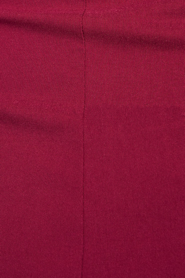 Winnie Bodycon Mini Dress Burgundy - Image 4