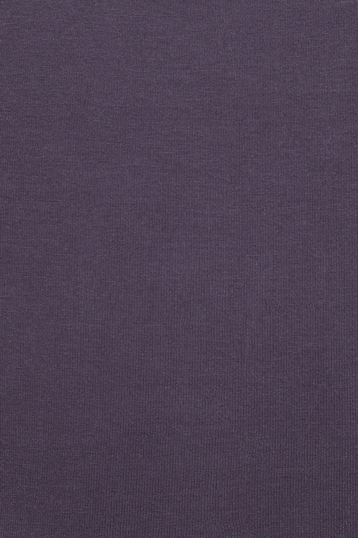 SuperSoft Cropped Crewneck T-Shirt Purple - Image 4