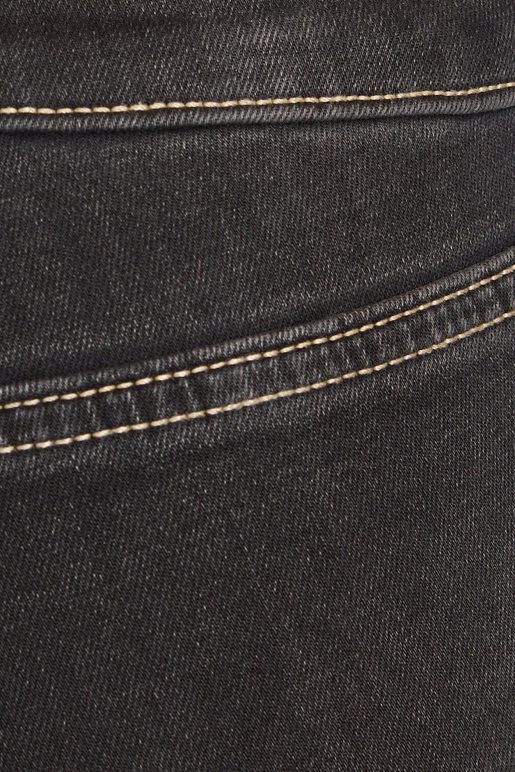 Low-Rise Flare Jeans Black - Image 4