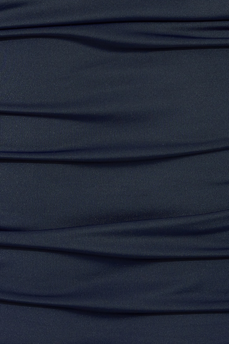 Cowl Halter Top Navy - Image 4