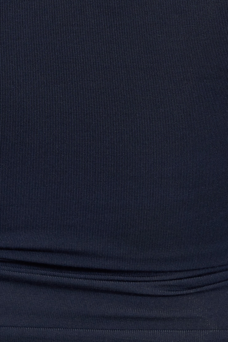 Smooth Off Shoulder Top Navy - Image 4