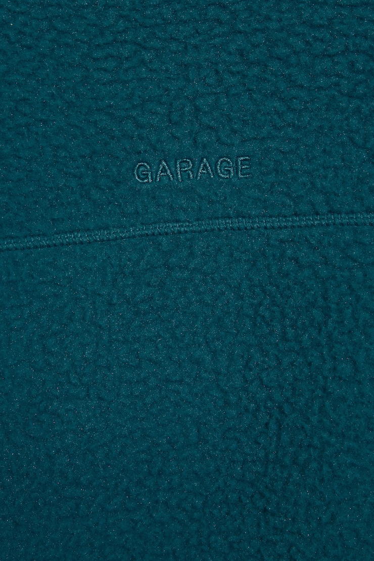 Sherpa Fleece Full Zip Jacket Blue - Image 5