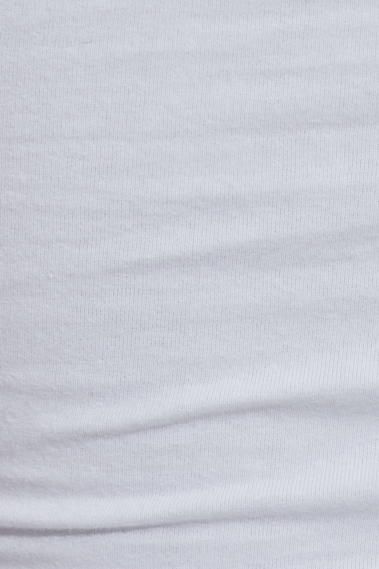 High Neck Cotton Tank Top White - Image 4