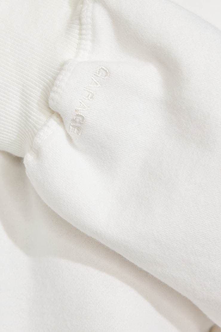 UltraFleece Bubble Mock Neck Sweater White - Image 4