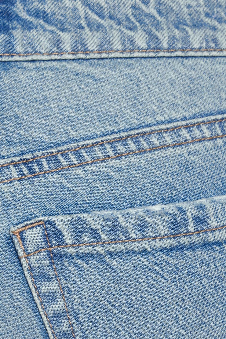 Ultra Low Rise Straight Jeans BLUE - Image 4