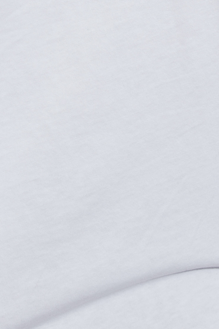 Wide Asymmetric T-Shirt White - Image 4